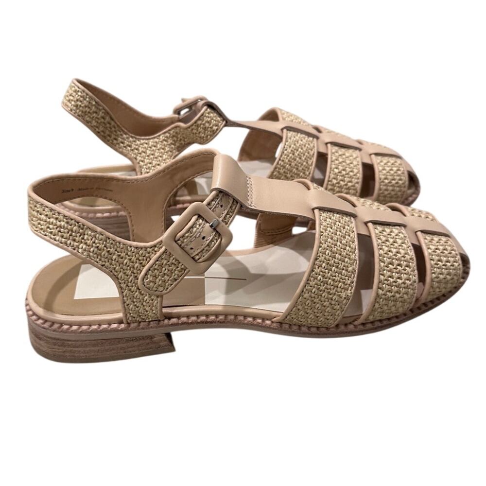 Dolce Vita Winder Woven Basketweave Platform Sandal Tan NWOB Coastal Casual 9 - Picture 7 of 9